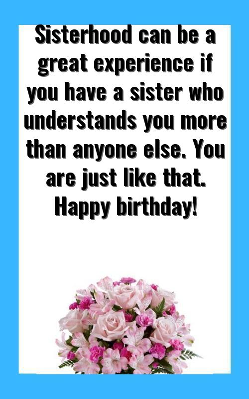best birthday quotes for sister